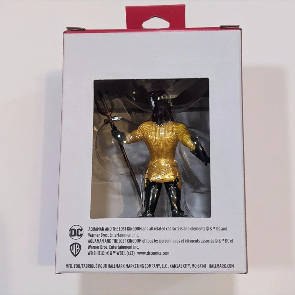 New Hallmark Aquaman and the Lost Kingdom Christmas Ornament 2022 DC Comics NIB